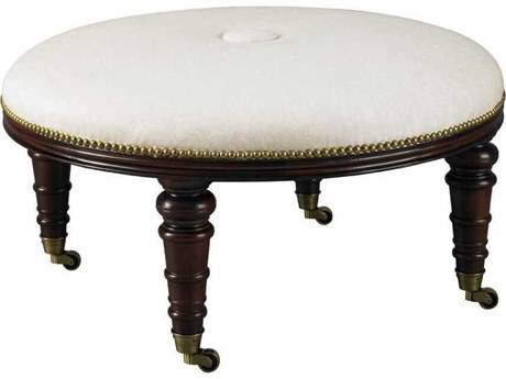 Mr. & Mrs. Howard Ring Black Upholstered Ottoman