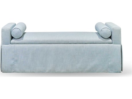 Mr. & Mrs. Howard Donna Blue Upholstered Accent Bench