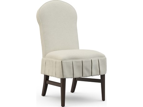 Mr. & Mrs. Howard May Hardwood Black Upholstered Armless Dining Chair