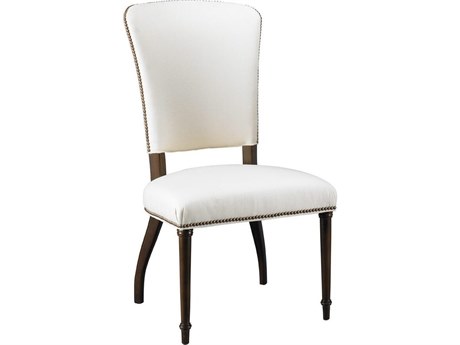 Mr. & Mrs. Howard Stiletto Hardwood Black Upholstered Armless Dining Chair