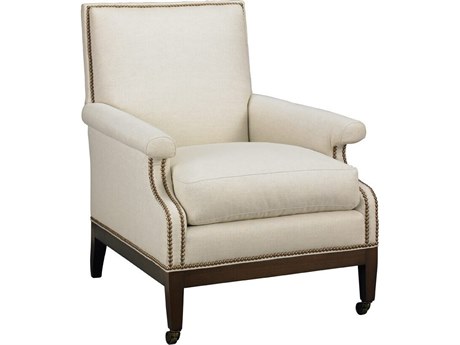 Mr. & Mrs. Howard Cantilevered Rolling Beige Accent Chair