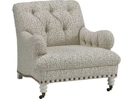 Mr. & Mrs. Howard Chatsworth Rolling Beige Accent Chair