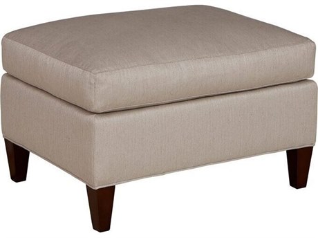 Mr. & Mrs. Howard Smith Beige Upholstered Ottoman