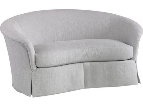 Mr. & Mrs. Howard Crescent Gray Upholstered Loveseat