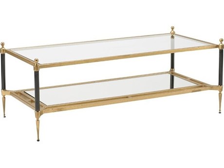 Mr. & Mrs. Howard Pierre Rectangular Glass Coffee Table