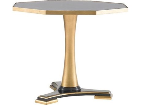 Mr. & Mrs. Howard Wheat Hexagon Glass End Table