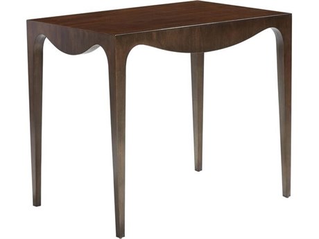 Mr. & Mrs. Howard Hayat Rectangular Wood End Table