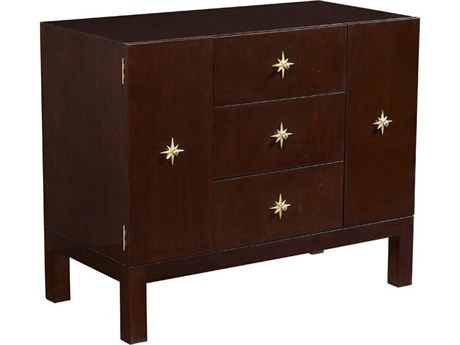 Mr. & Mrs. Howard Streisand Bergamo Brown Maple Wood Accent Chest