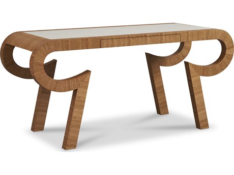 Mr. & Mrs. Howard Stella Brown Hardwood Writing Desk