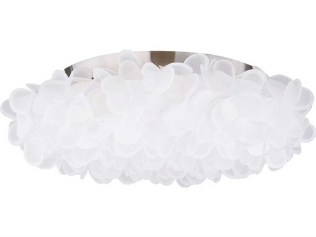 Modern Forms Fluffy 1-Light Brushed Nickel LED Flush Mount