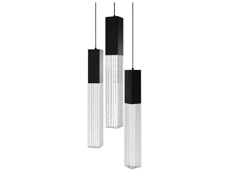 Modern Forms Cinema 3-Light Black Linear Mini Pendant