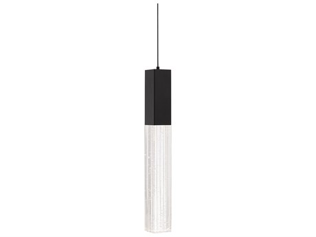 Modern Forms Cinema 1-Light Black Linear Mini Pendant