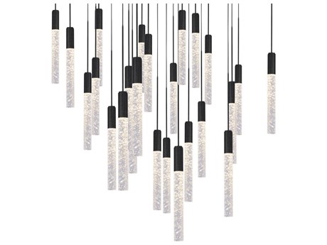 Modern Forms Magic 25-Light Black Linear Pendant