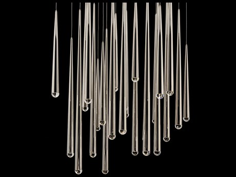 Modern Forms Cascade 25-Light Polished Nickel Linear Pendant
