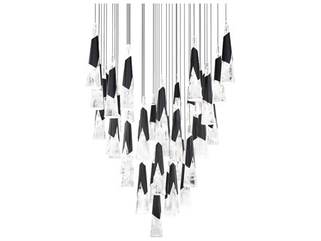 Modern Forms Kilt 41-Light Black Pendant