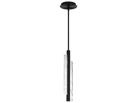 Modern Forms Tandem 1-Light Black LED Linear Mini Pendant