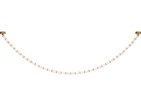 Modern Forms Entice 36-Light Aged Brass Linear Mini Pendant