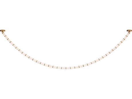Modern Forms Entice 36-Light Aged Brass Linear Mini Pendant