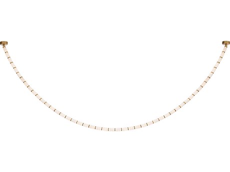Modern Forms Entice 48-Light Aged Brass Linear Mini Pendant