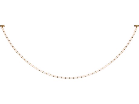 Modern Forms Entice 48-Light Aged Brass Linear Mini Pendant