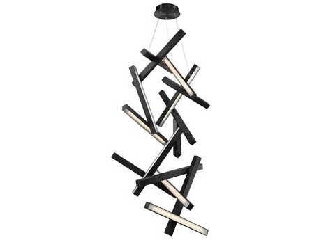 Modern Forms Chaos 15-Light Black LED Pendant