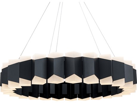 Modern Forms Dolman 48-Light Black Pendant
