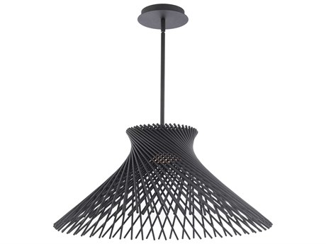 Modern Forms Zenya 1-Light Black LED Pendant