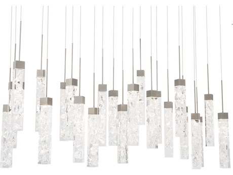 Modern Forms Minx 23-Light Antique Nickel Linear Island Pendant