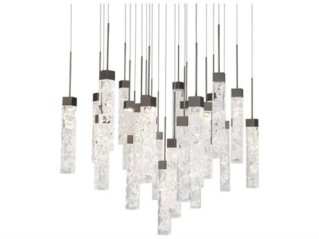 Modern Forms Minx 25-Light Antique Nickel Linear Pendant