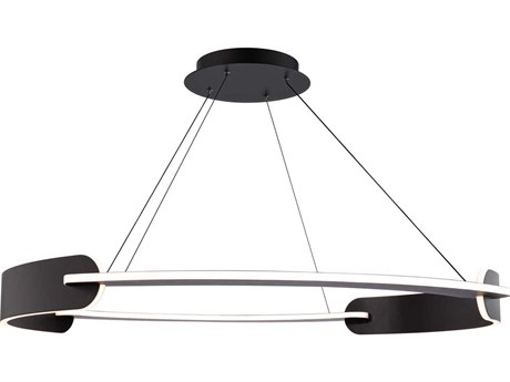 Modern Forms Ilios 4-Light Black LED Round Pendant