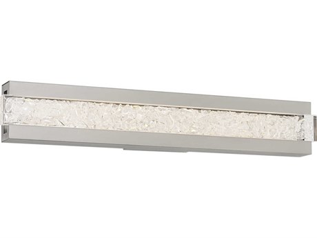 Modern Forms Posh 1-Light Brushed Nickel Vanity Light