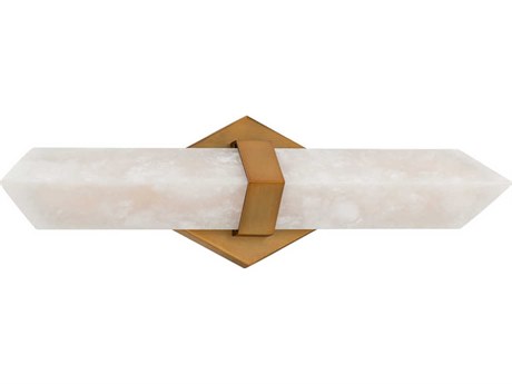 Modern Forms Javelin 1-Light Aged Brass Vanity Light