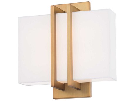 Modern Forms Downton 1-Light Aged Brass LED Wall Sconce
