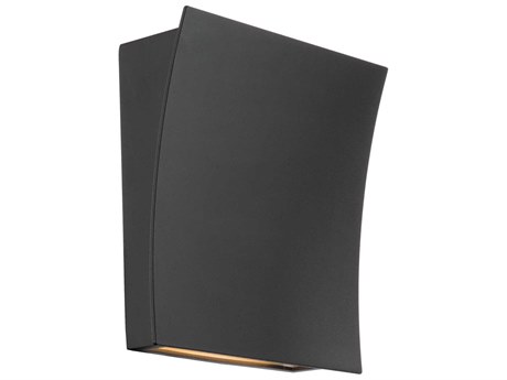 Modern Forms Slide 1-Light Black Glass LED Wall Sconce
