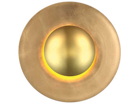 Modern Forms Blaze 1-Light Gold Leaf Glass LED Wall Sconce