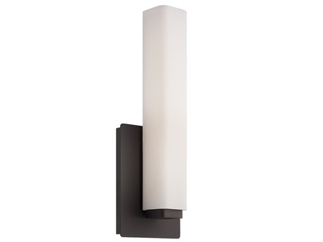 Modern Forms Vogue 1-Light Bronze Glass LED Wall Sconce