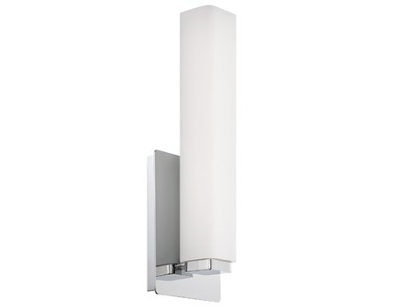 Modern Forms Vogue 1-Light Chrome Glass LED Wall Sconce