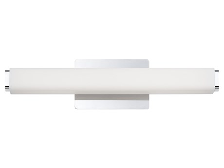 Modern Forms Vogue 1-Light Chrome Glass LED Vanity Light