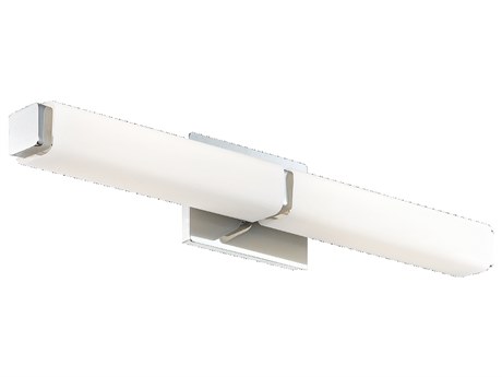 Modern Forms Vogue 1-Light Chrome Glass LED Vanity Light