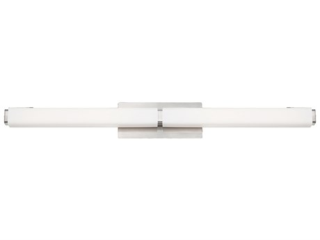 Modern Forms Vogue 1-Light Brushed Nickel Glass LED Vanity Light