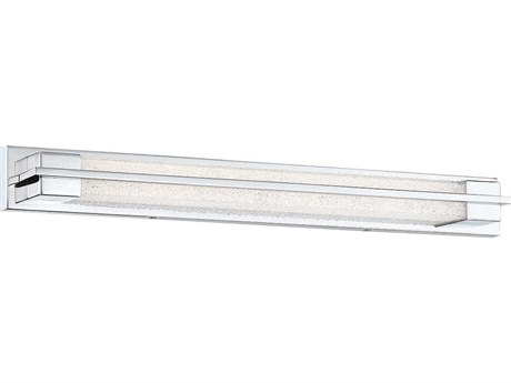 Modern Forms Ice 1-Light Chrome Glass LED Vanity Light