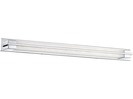 Modern Forms Ice 1-Light Chrome Glass LED Vanity Light