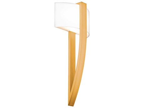 Modern Forms Curvana 1-Light Aged Brass LED Wall Sconce