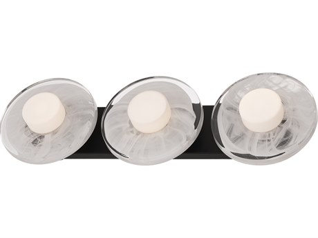 Modern Forms Fresco 3-Light Black Vanity Light