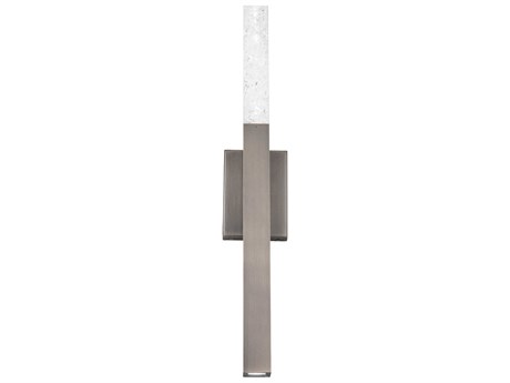 Modern Forms Minx 1-Light Antique Nickel Crystal LED Wall Sconce
