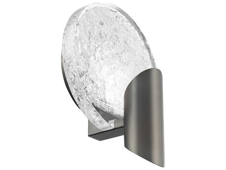 Modern Forms Oracle 1-Light Antique Nickel Crystal LED Wall Sconce