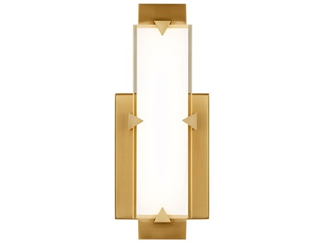 Modern Forms Carlisle 1-Light Aged Brass Wall Sconce