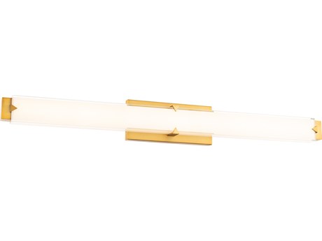 Modern Forms Carlisle 1-Light Aged Brass Vanity Light