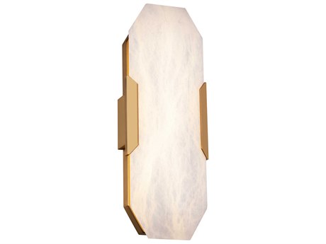 Modern Forms Toulouse 1-Light Aged Brass Glass LED Wall Sconce