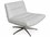 Moroni Alfio Swivel 30" Gray Leather Accent Chair  MOR58006C2184